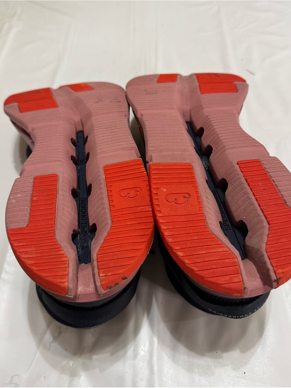 On Running Men's Black and Rose Athletic Socks-Inspired Running Shoes - Picture 5 of 9